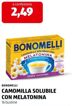 ALDI Bonomelli camomilla solubile con melatonina offerta