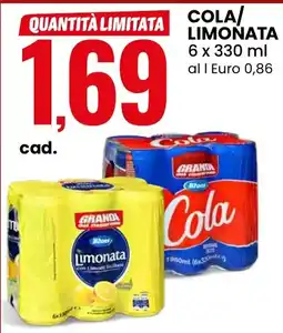 Eurospin Grandi Blues Cola/limonata offerta
