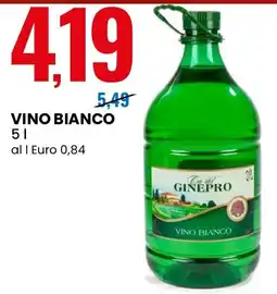 Eurospin Vino bianco Ginepro offerta
