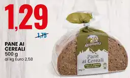 Eurospin Pane ai Cereali Alpenspitz offerta