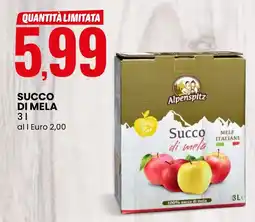 Eurospin Succo di mela Alpenspitz offerta