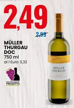 Eurospin Müller Thurgau DOC offerta
