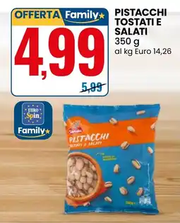 Eurospin Pistacchi tostati e salati offerta