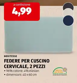 ALDI Federe per cuscino cervicale offerta