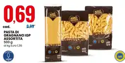 Eurospin Pasta di Gragnano IGP assortita offerta