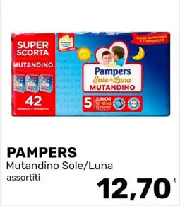 Iper Tosano Pampers Mutandino Sole/Luna assortiti offerta