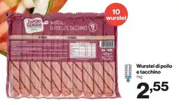 In'S Mercato Wurste di pollo e tacchino offerta
