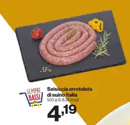 In'S Mercato Salsiccia arrotolata di suino Italia offerta