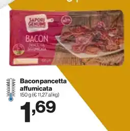 In'S Mercato Sapori genuini bacon pancetta affumicata offerta