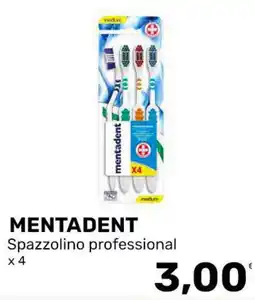 Iper Tosano Mentadent Spazzolino professional offerta