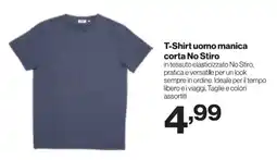 In'S Mercato T-Shirt uomo manica corta No Stiro offerta