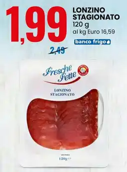 Eurospin Fresche Fette Lonzino Stagionato offerta