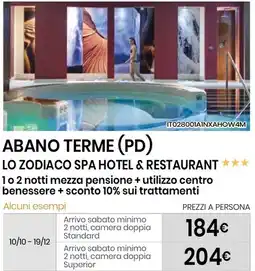 Eurospin Lo Zodiaco Spa Hotel & Restaurant offerta