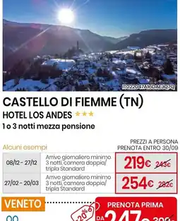 Eurospin Hotel Los Andes offerta
