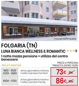 Eurospin Luna Bianca Wellness & Romantic offerta