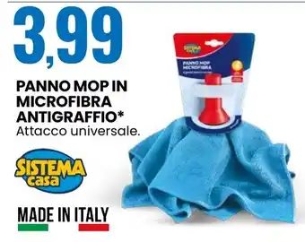 Panno mop in microfibra antigraffio Sistema casa