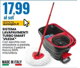 Eurospin Sistema lavapavimenti turbo smart 'Vileda' offerta