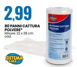 Eurospin Panni cattura polvere Sistema casa offerta