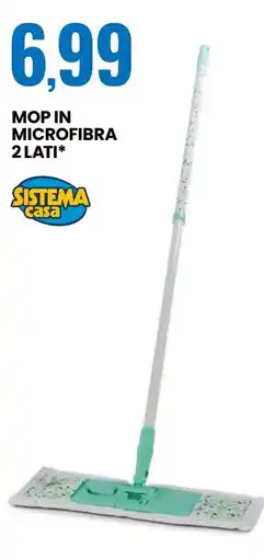Eurospin Mop in microfibra 2 lati* Sistema casa offerta