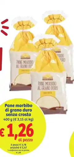 In'S Mercato Pane morbido al grano duro offerta