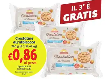 Crostatine all'albicocca