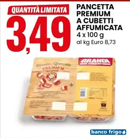 Eurospin Pancetta Affumicata Premium a Cubetti offerta