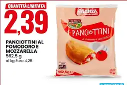 Eurospin Tre Mulini Panciottini al pomodoro e mozzarella offerta