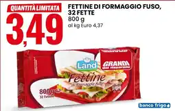 Eurospin Fettine di formaggio fuso Land offerta