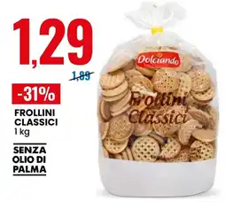 Eurospin Frollini Classici Dolciando offerta