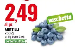 Eurospin Mirtilli offerta