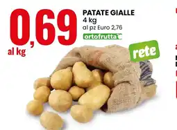 Eurospin Patate gialle offerta