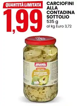 Eurospin Carciofini alla contadina Grandi offerta
