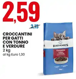 Eurospin Crocchettini tonno e verdure Radames offerta