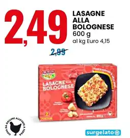 Eurospin Lasagne alla bolognese Tre Mulini offerta