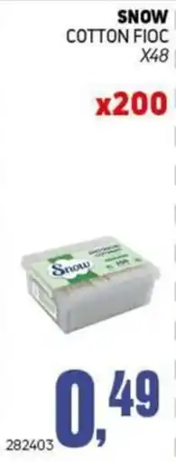 Migro Snow cotton fioc offerta