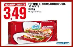 Eurospin FETTINE DI FORMAGGIO FUSO, 32 FETTE offerta