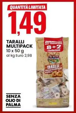 Eurospin Taralli multipack offerta