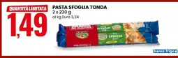 Eurospin PASTA SFOGLIA TONDA offerta