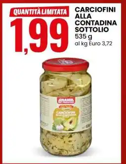 Eurospin CARCIOFINI ALLA CONTADINA SOTTOLIO offerta