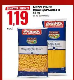 Eurospin MEZZE PENNE RIGATE/SPAGHETTI offerta