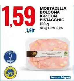 Eurospin MORTADELLA BOLOGNA IGP CON PISTACCHIO offerta