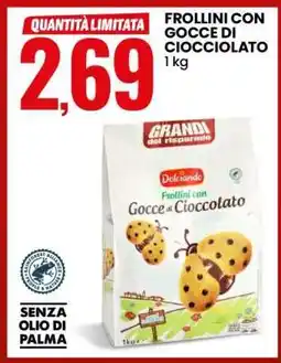 Eurospin Frollini con Gocce di Cioccolato offerta
