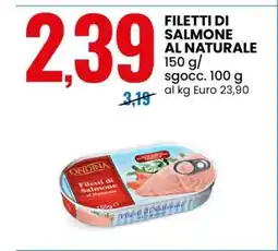 Eurospin FILETTI DI SALMONE AL NATURALE offerta