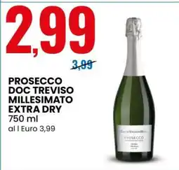 Eurospin PROSECCO DOC TREVISO MILLESIMATO EXTRA DRY offerta