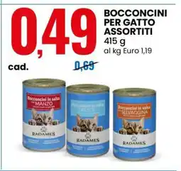 Eurospin BOCCONCINI PER GATTO ASSORTITI offerta