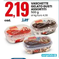 Eurospin VASCHETTE GELATO GUSTI ASSORTITI offerta