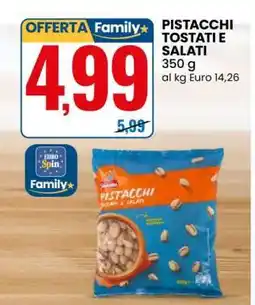Eurospin Pistacchi Tostati e Salati offerta