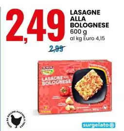 Eurospin Lasagne alla Bolognese offerta