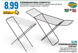 Eurospin STENDIBIANCHERIA COMPATTO offerta