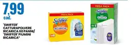 Eurospin SWIFFER CATTURAPOLVERE RICARICA 60 PANNI/ SWIFFER PIUMINI RICARICA offerta